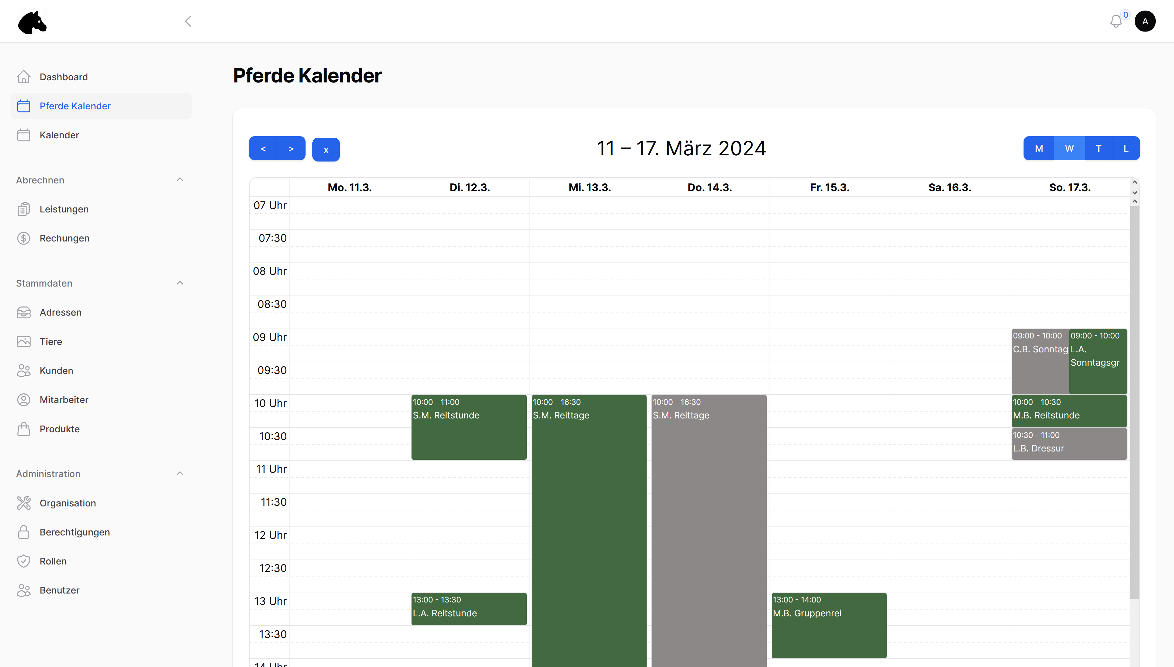 390 kalender pferde